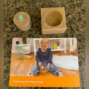 Lovevery Pincer Puzzle, from the Thinker Play Guide (months 11-12)